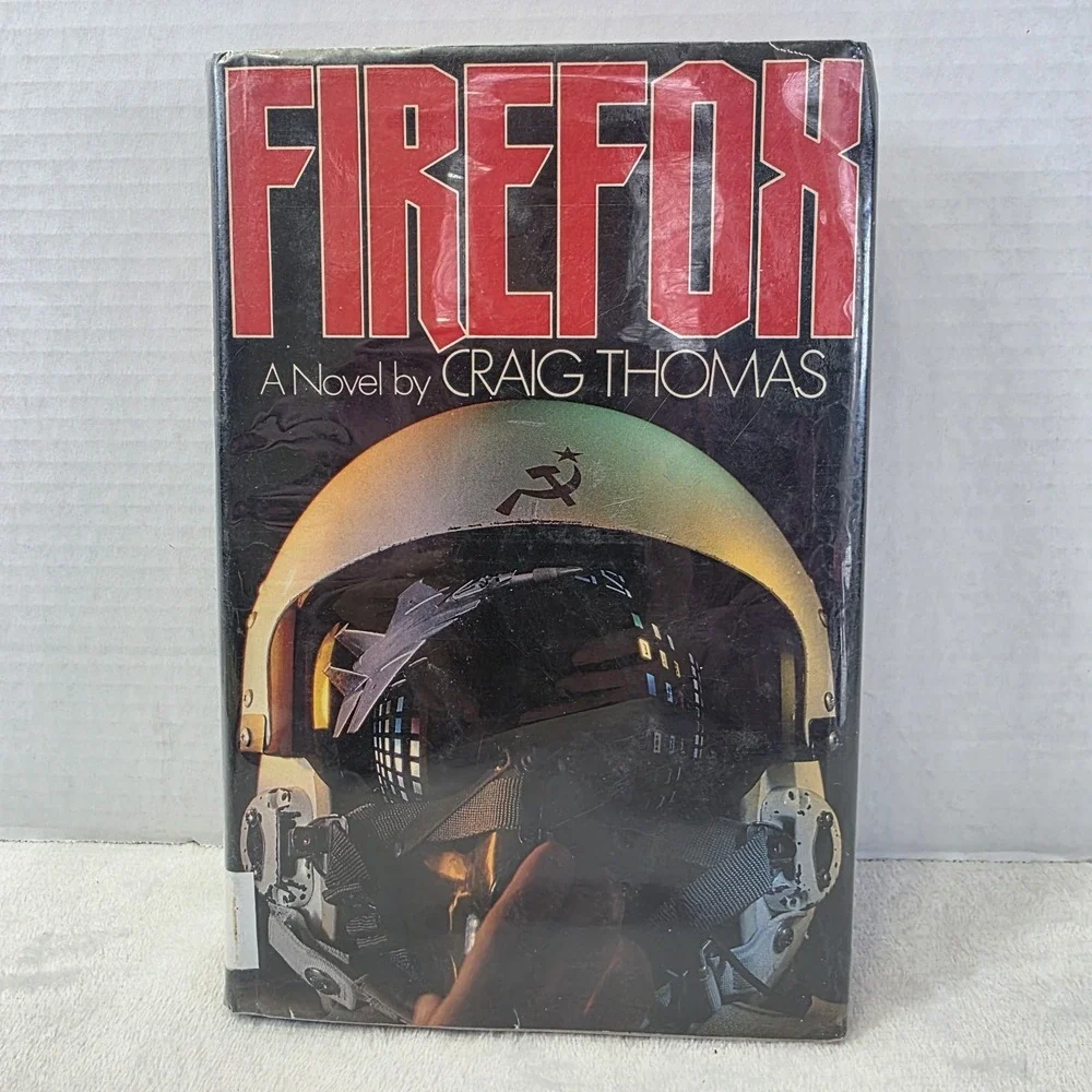 Firefox by Craig Thomas (HCDJ, 1977, 1st American‎ Edition, First Printing)